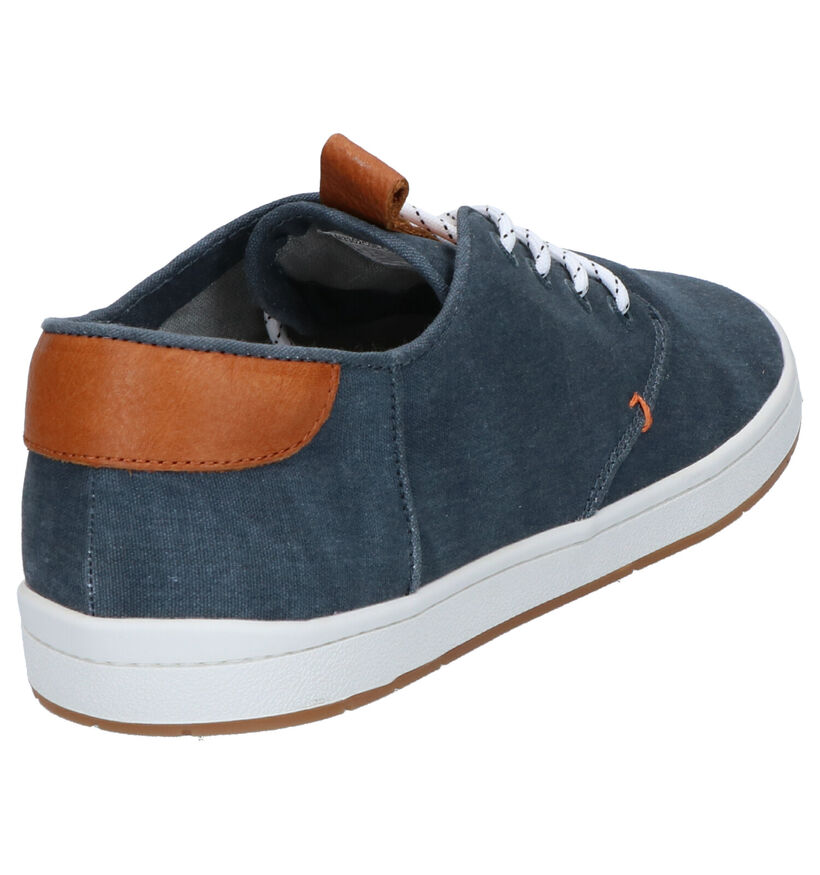 Hub Chucker 2.0 Blauwe Veterschoenen in stof (267840)