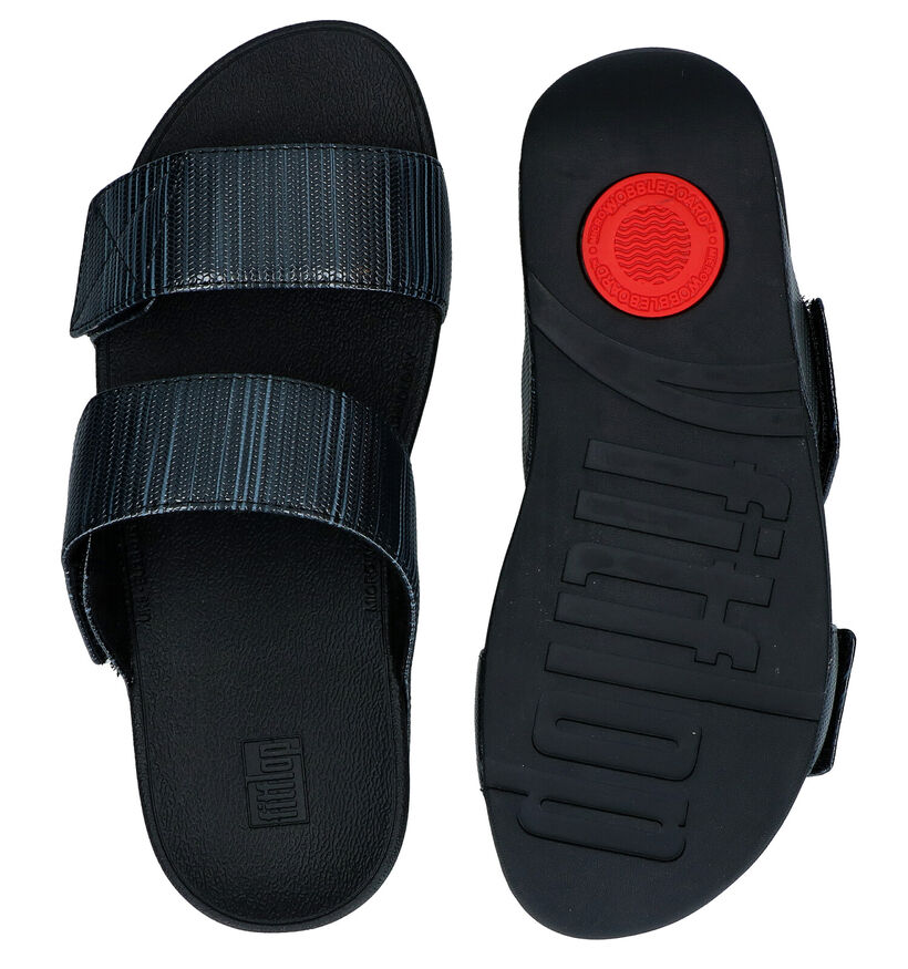 FitFlop Mina Nu-pieds en Noir en simili cuir (286112)