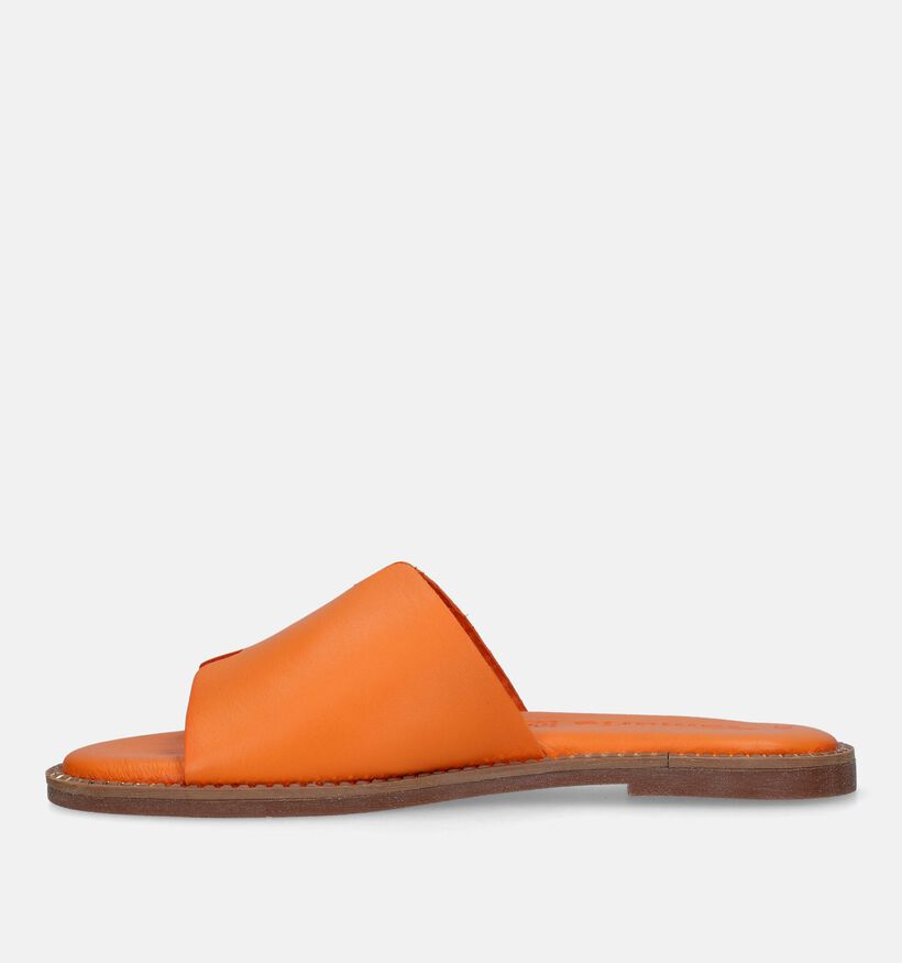 Tamaris Oranje Platte slippers voor dames (335494)