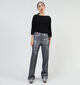 JDY Thunder Zwarte Wijde broek L32 voor dames (348633)