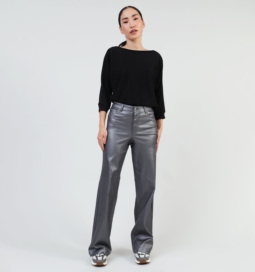 JDY Thunder Zwarte Wijde broek L32 voor dames (348633)