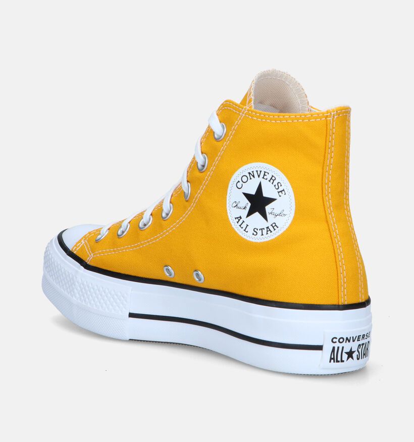 Converse CT All Star Lift Baskets en Jaune pour femmes (335162)