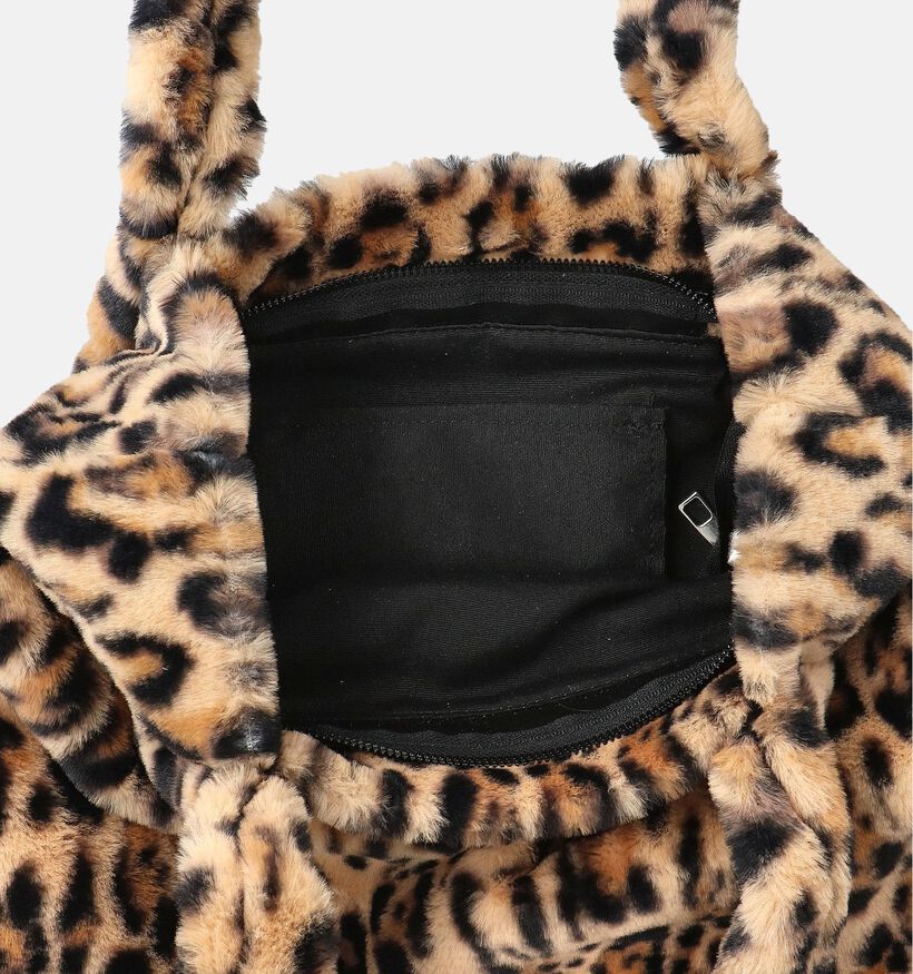 Signatur Bunny Leopard Sac à bandoulière en Marron/Beige pour femmes (365064)