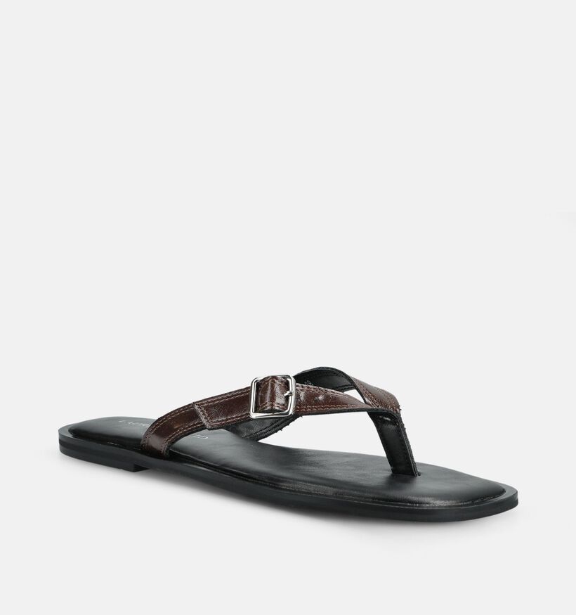 Laurent David Bruine Slippers voor dames (378280)