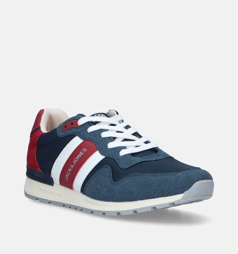 Jack & Jones Stellar Chaussures à lacets en Bleu pour hommes (337930) - pour semelles orthopédiques