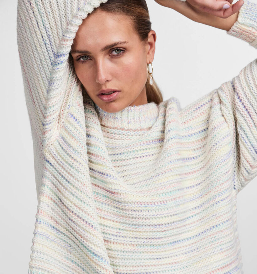 Pieces Jamie Witte Oversized trui voor dames (337714)
