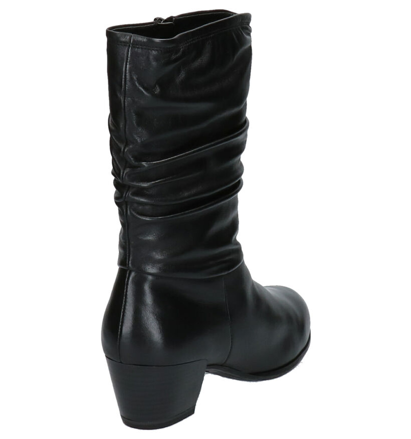 Tamaris Bottes en Noir en cuir (257062)