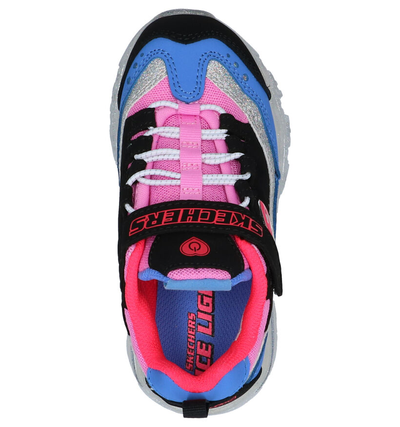Skechers Baskets basses en Multicolore en textile (265174)