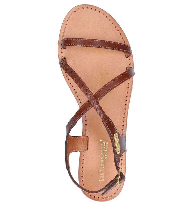 Les Tropeziennes Hanano Bronzen Sandalen in leer (274934)