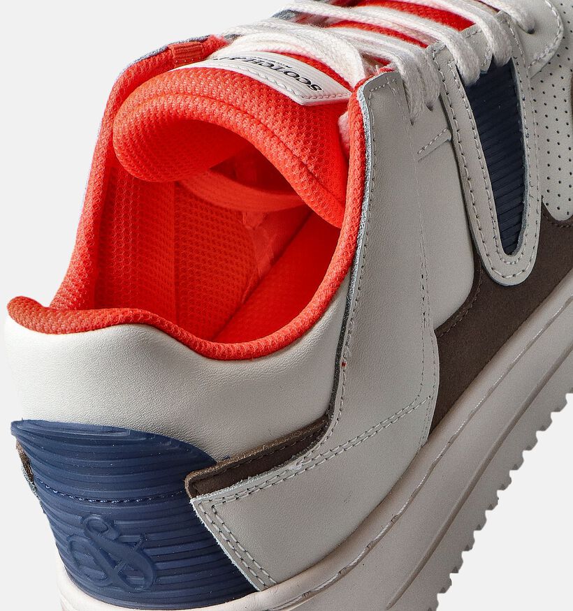 Scotch & Soda New Cup Beige Veterschoenen voor heren (353334) - geschikt voor steunzolen