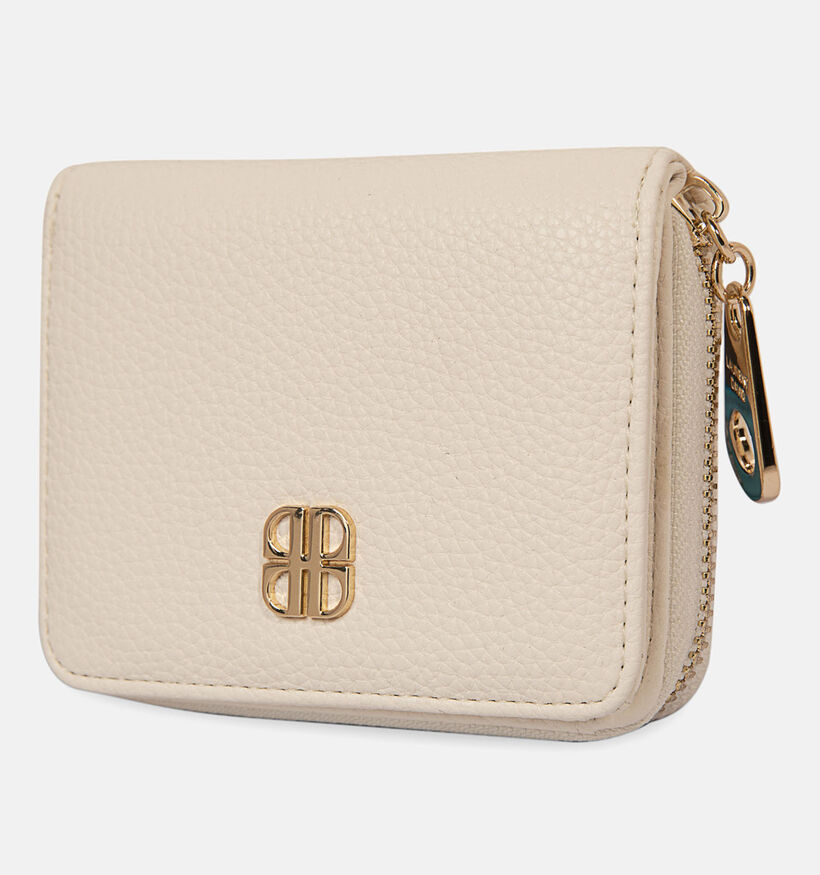 Laurent David Estee 007 Porte-monnaie zippé en Écru pour femmes (357974)