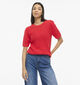 Vila Dalo Knit Rode Trui voor dames (368074)