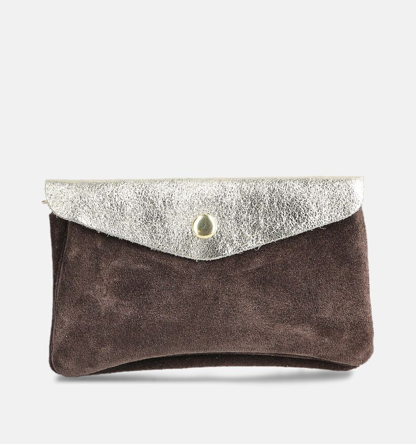 Via Limone Donkerbruine Geldbeugel voor dames (385033)