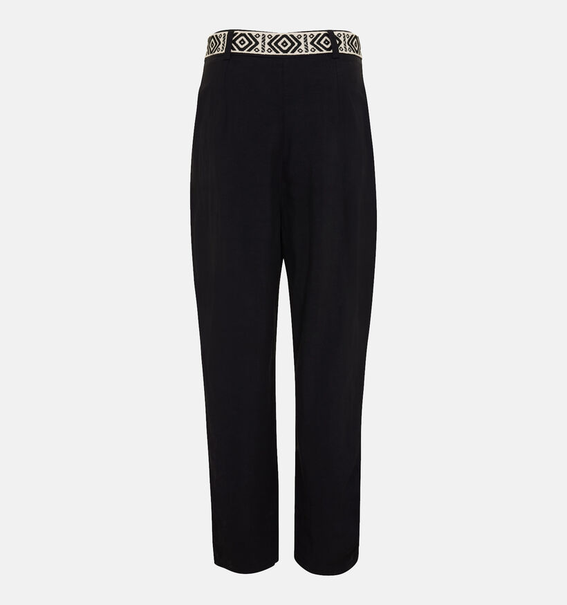 Mexx Zwarte Linnen Broek voor dames (324103)