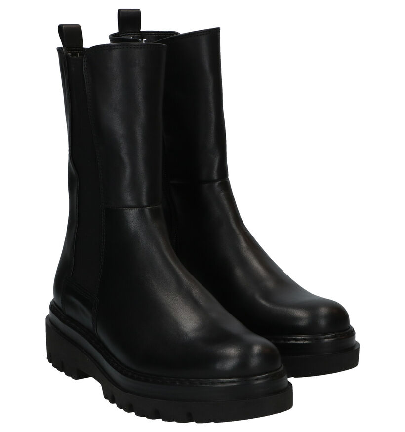 Gabor OptiFit Bottines Chelsea en Noir pour femmes (297228) - pour semelles orthopédiques