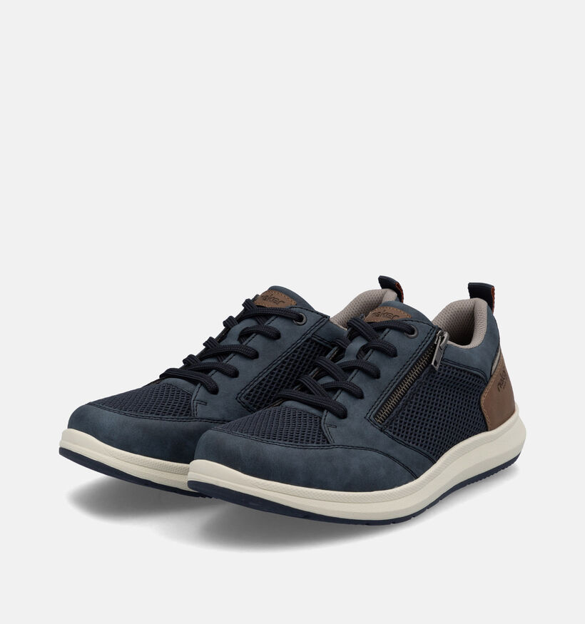 Rieker Chaussures à lacets en Bleu pour hommes (351315) - pour semelles orthopédiques