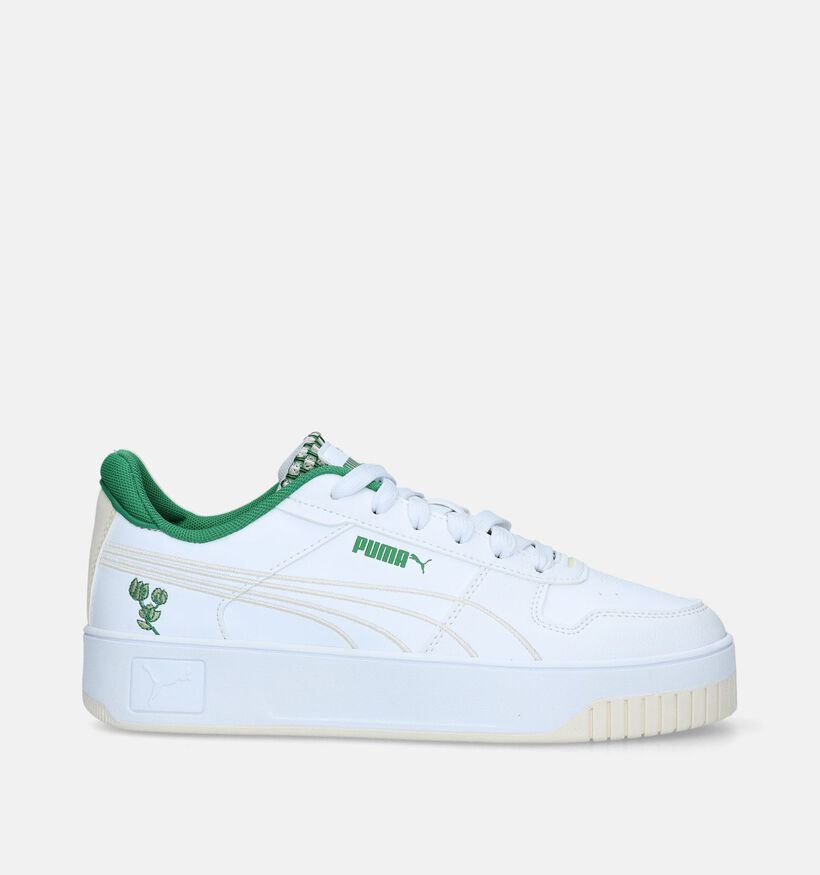 Puma Carina Street Blossom Baskets en Blanc pour femmes (334244) - pour semelles orthopédiques