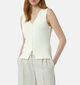 comma casual identity Débardeur en Blanc pour femmes (355300)
