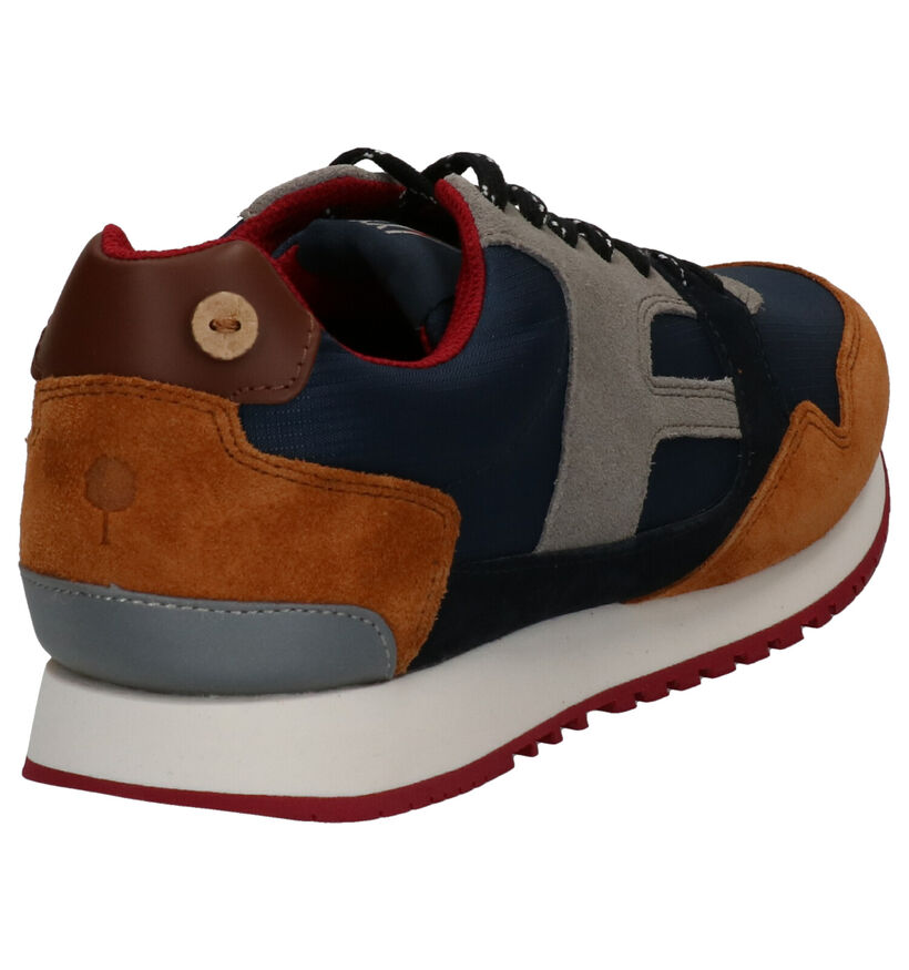 Faguo Ivy Witte Veterschoenen in daim (274851)