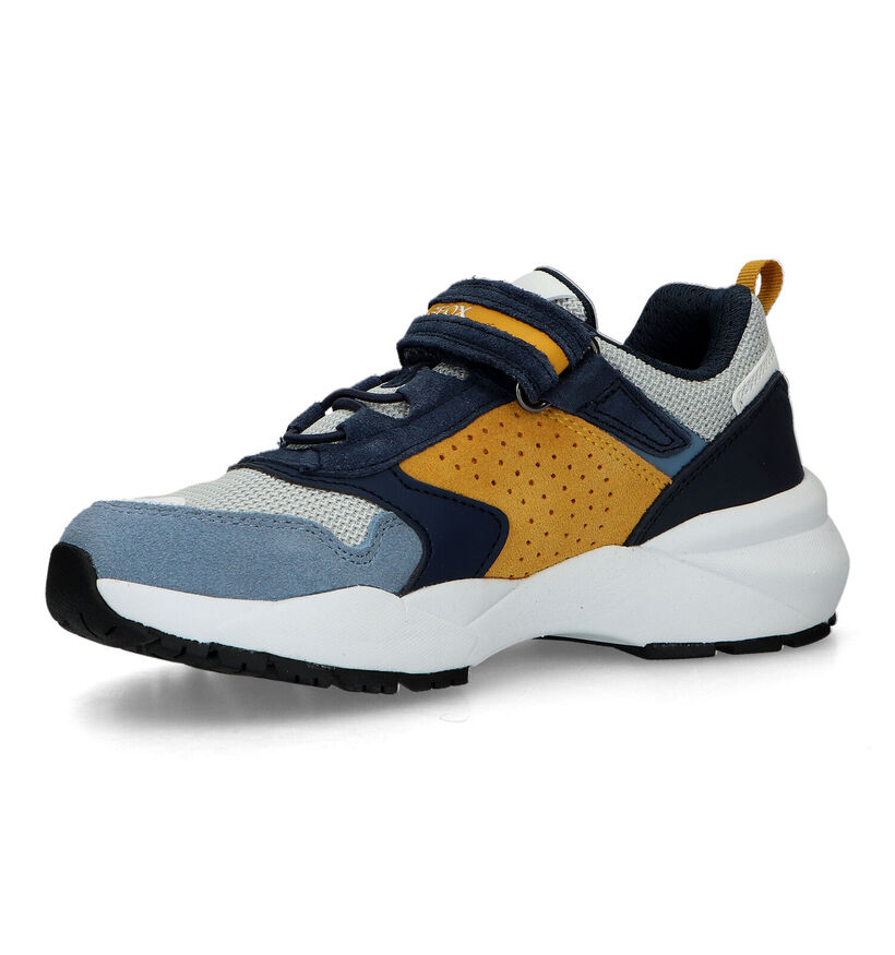 Geox Heevok Chaussures à lacets en Bleu pour garçons (326609) - pour semelles orthopédiques