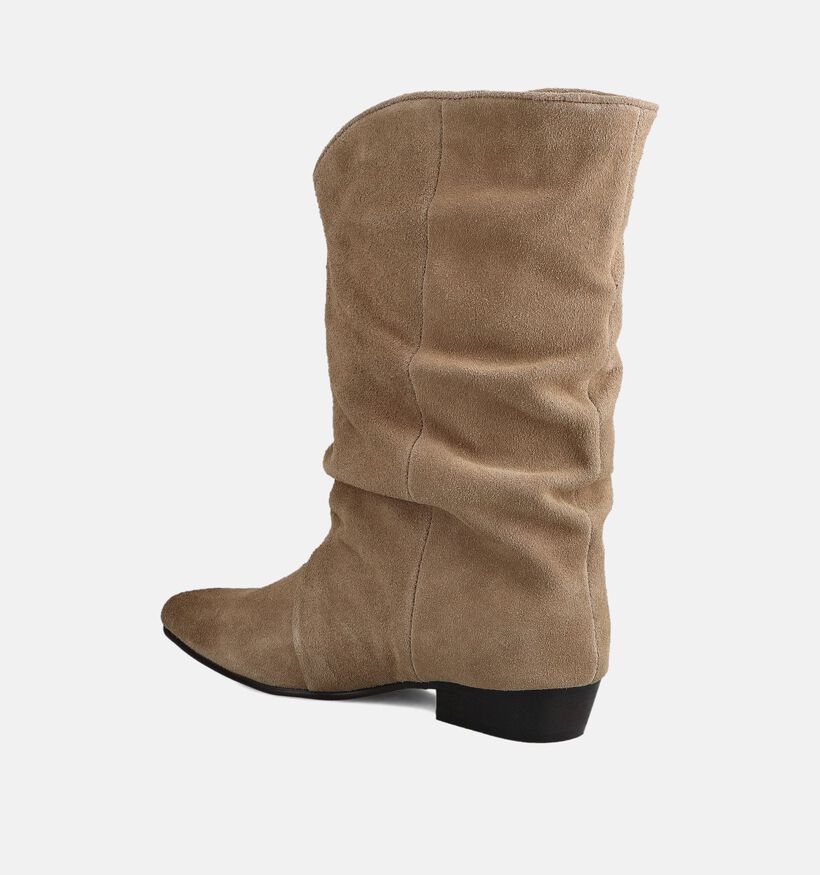 Shoecolate Lichtbruine Laarzen voor dames (368936)