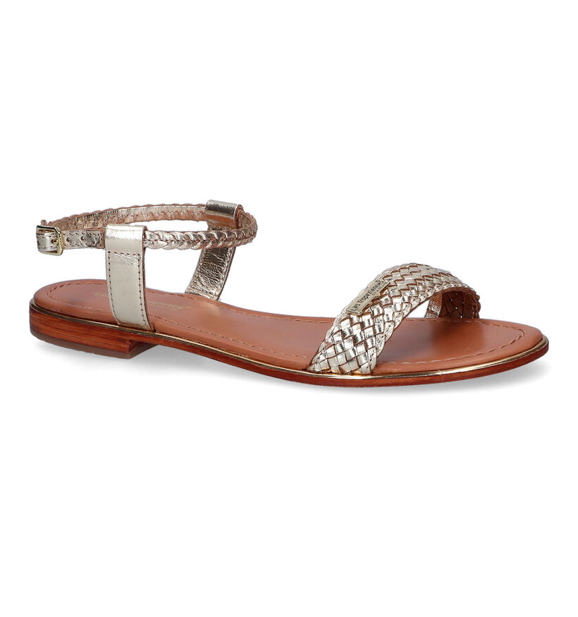 Les Tropeziennes Hippy Gouden Sandalen in leer (308545)