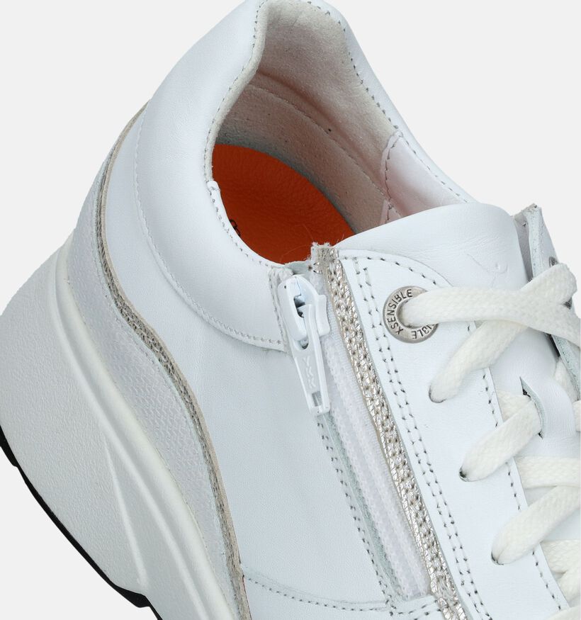 Xsensible Lima Witte Sneakers voor dames (341033) - geschikt voor steunzolen