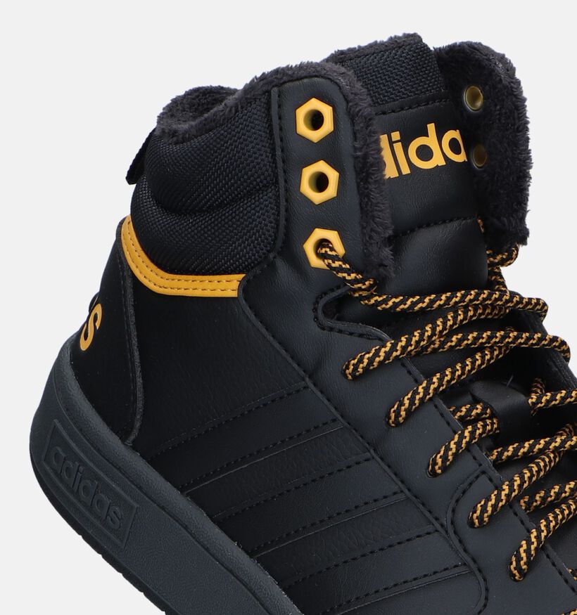 adidas Hoops 3.0 Mid Baskets en Noir pour hommes (329389)