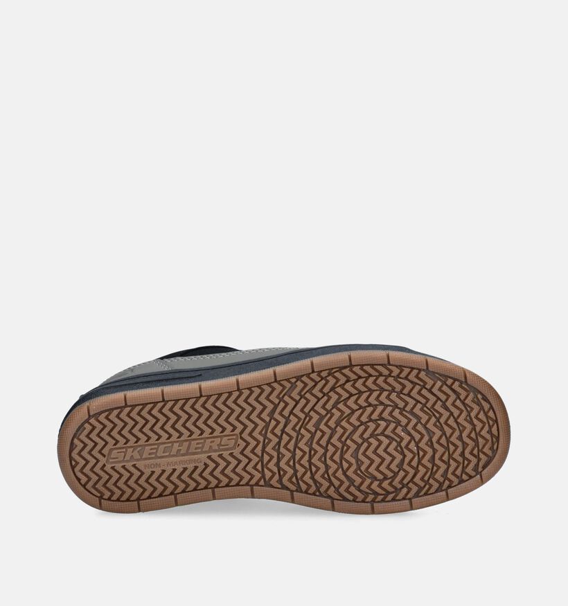 Skechers Smooth Street Zwarte Sneakers voor jongens (345243)
