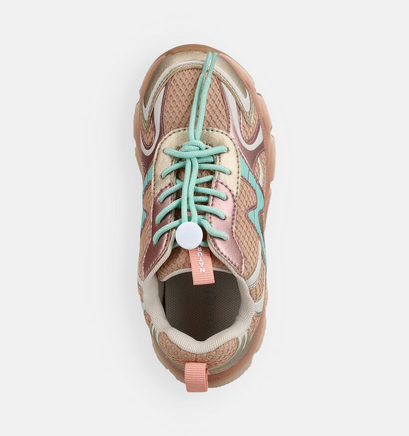 Naturino Wave Gouden Sneakers voor meisjes (371554) - geschikt voor steunzolen