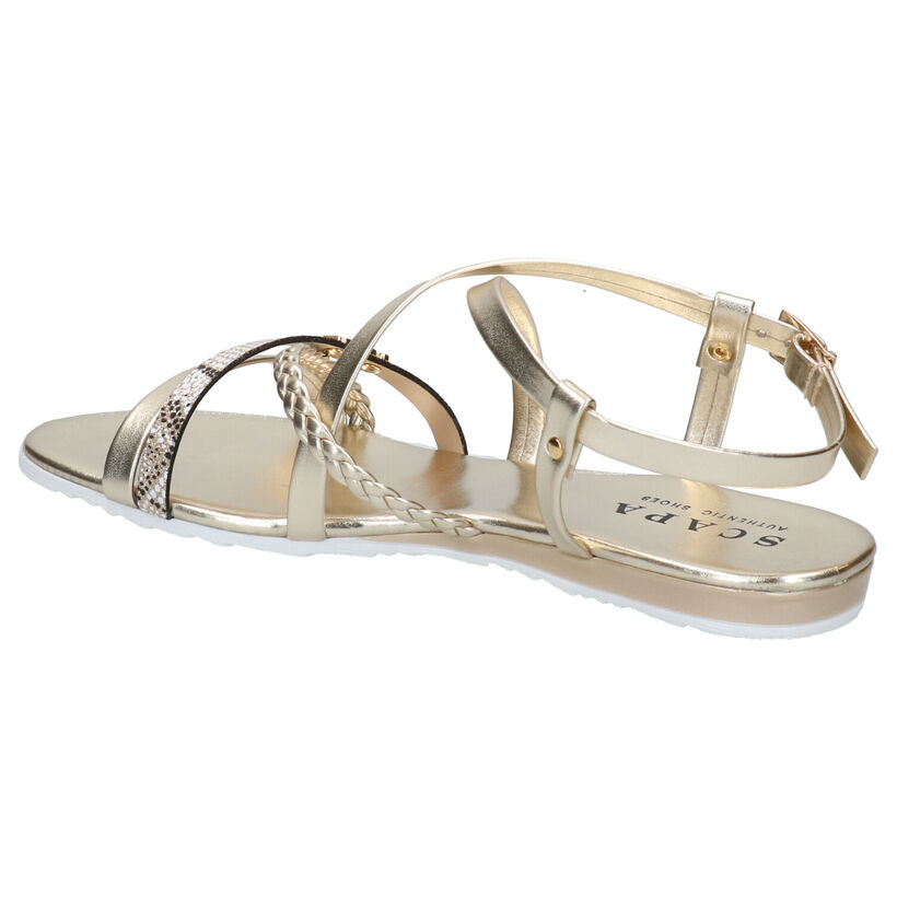 Scapa Gouden Sandalen in kunstleer (270305)