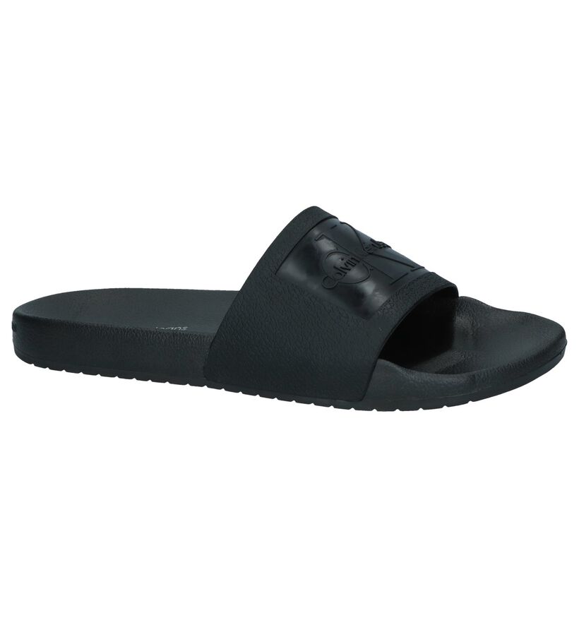 Zwarte Slippers Calvin Klein Vincenzo in kunststof (241610)