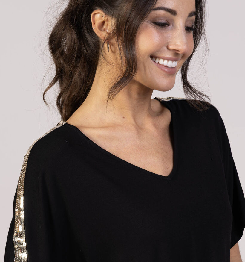 Vero Moda Henna Zwarte T-shirt voor dames (365660)