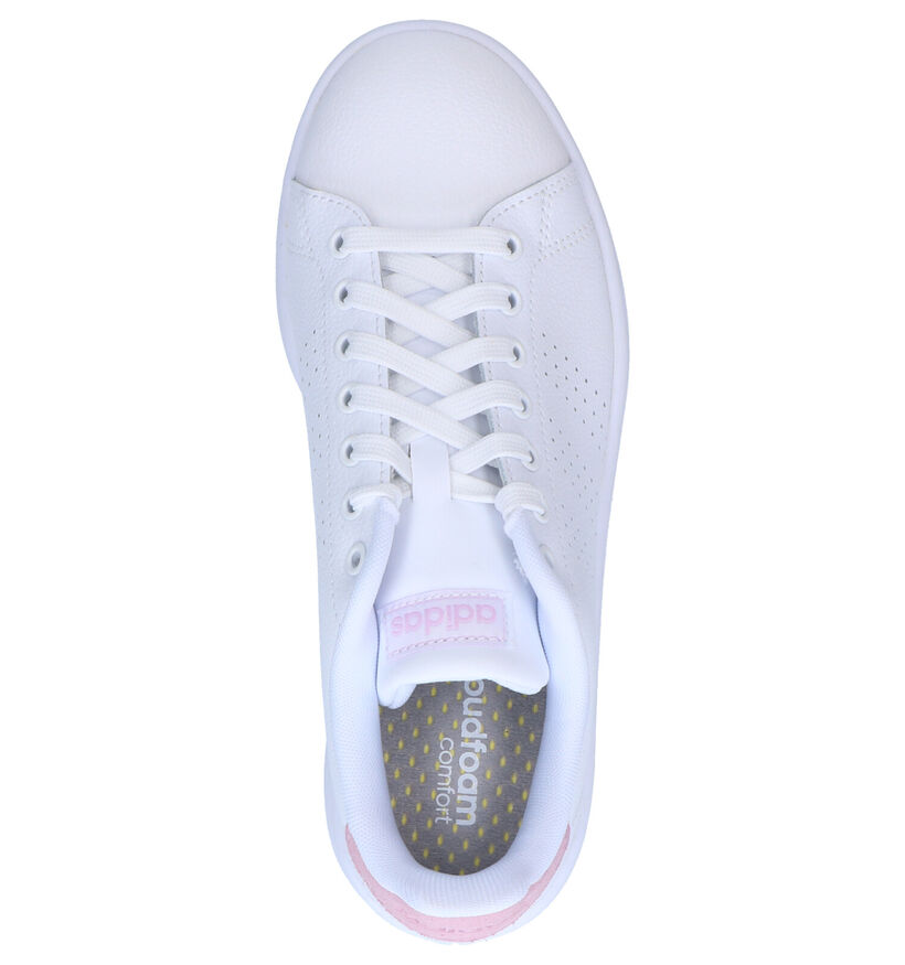 adidas Advantage Witte Sneakers in kunstleer (284790)