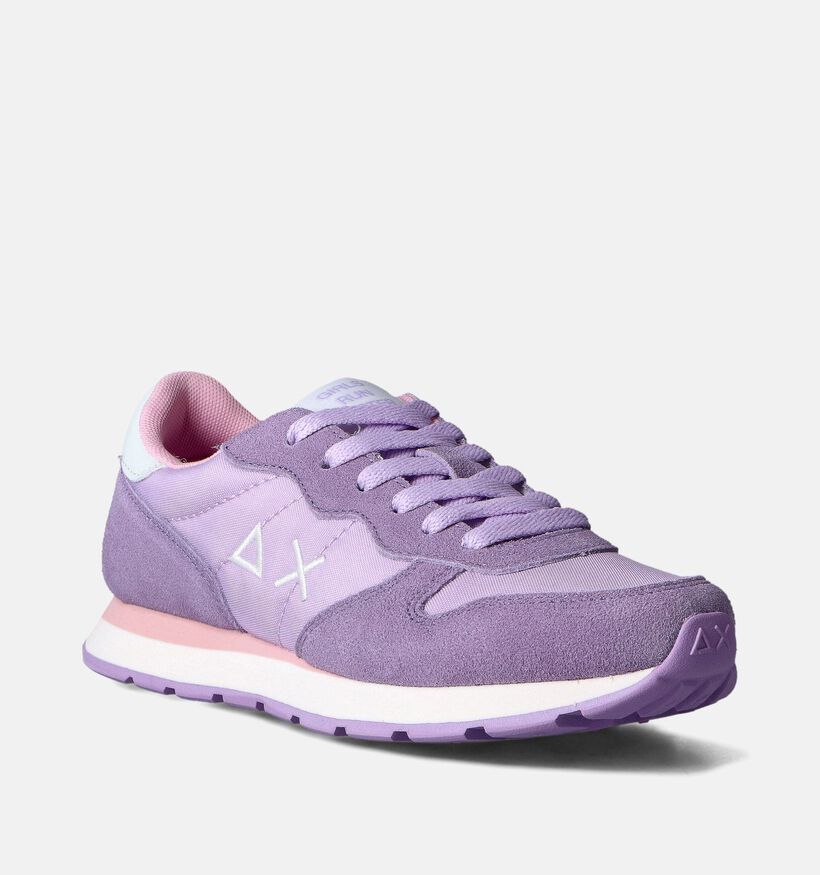 Sun68 Ally Solid Lila Sneakers voor meisjes (362458) - geschikt voor steunzolen