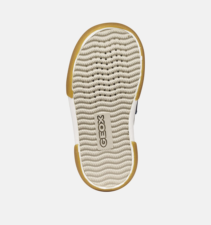 Geox Gisli Baskets pour b&eacute;b&eacute; en Bleu fonc&eacute; pour gar&ccedil;ons (368451) - pour semelles orthop&eacute;diques