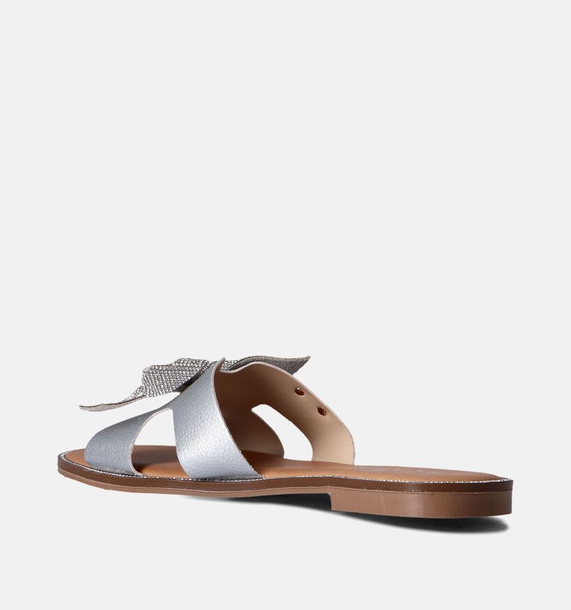 Scapa Nu-pieds plates en Argent pour femmes (355477)