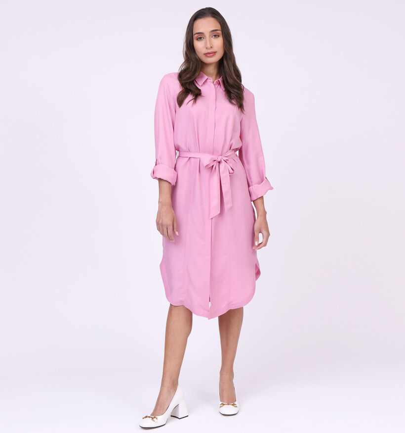 comma Robe Chemise en Rose (313242)