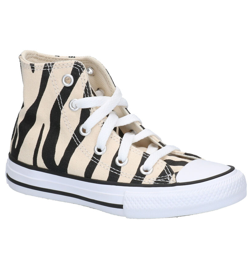 Converse Chuck Taylor AS Hi Baskets en Beige en textile (263506)