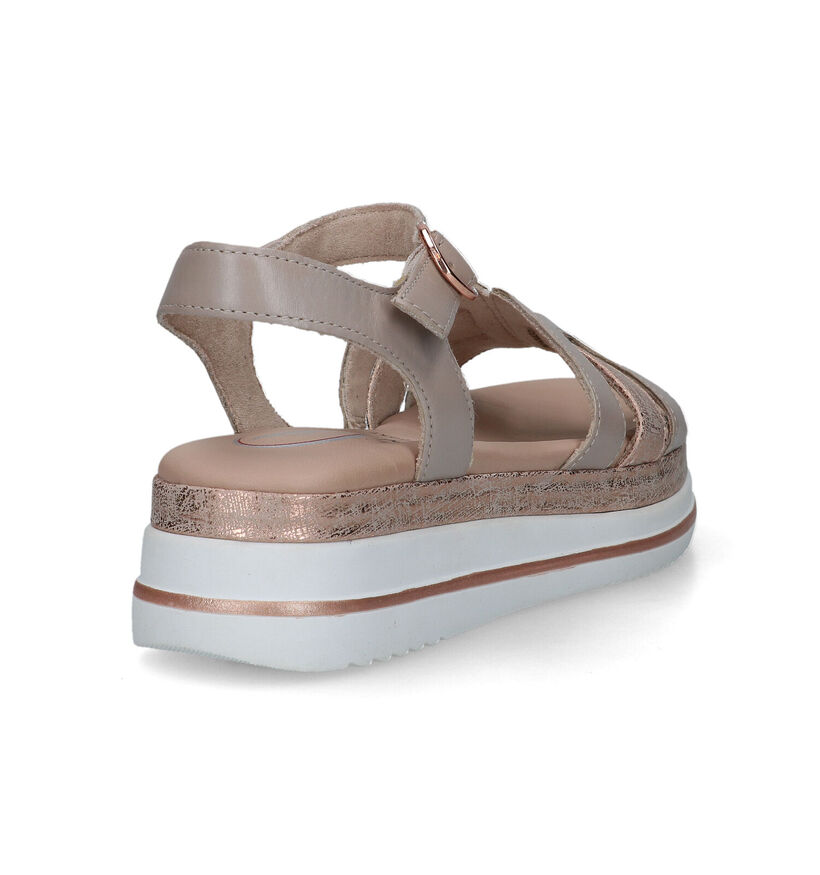 Tamaris Comfort Witte Plateausandalen voor dames (324098)