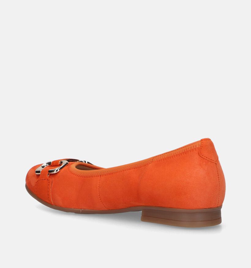 Gabor Comfort Oranje Ballerina's voor dames (339474) - geschikt voor steunzolen