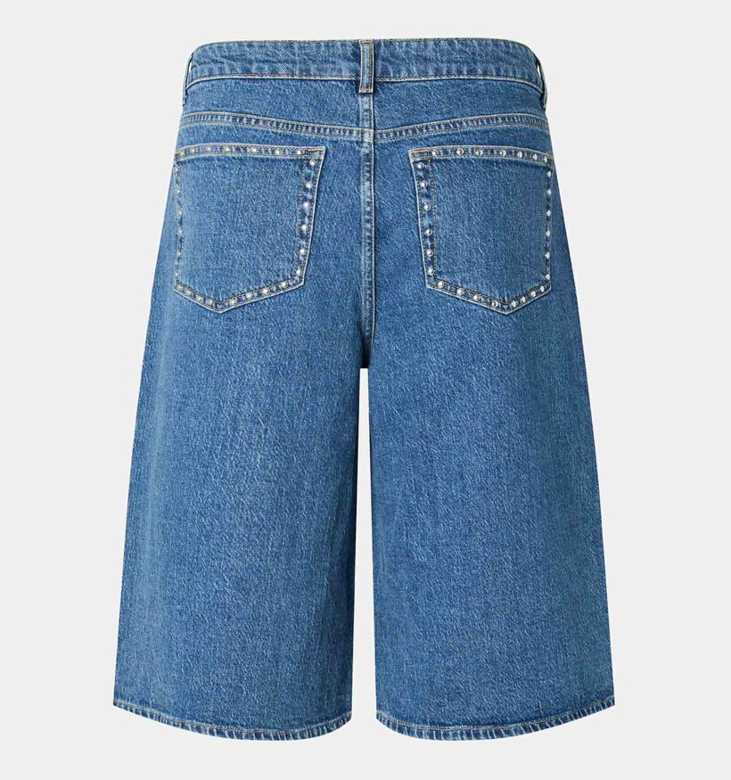 Pieces Karla Blauwe Knieshort voor dames (374199)