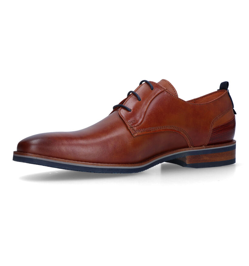 Van Lier Amalfi Chaussures classiques en Cognac pour hommes (322505)