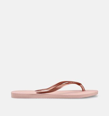 Havaianas Slippers Geel/Bruin/Rose gold