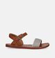 Pom d'Api Plagette Buckle Tao Sandales en Cognac pour filles (337992)