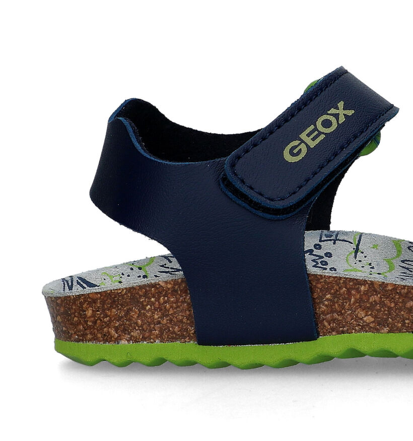 Geox Ghita Sandales en Bleu en simili cuir (326597)