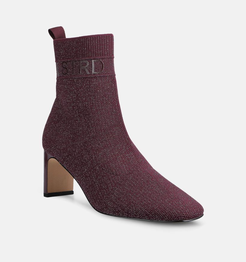 La Strada Bordeaux Enkellaarzen voor dames (374316)