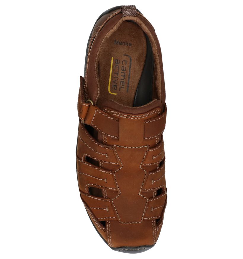 Camel Active Sandales en Cognac en nubuck (271435)