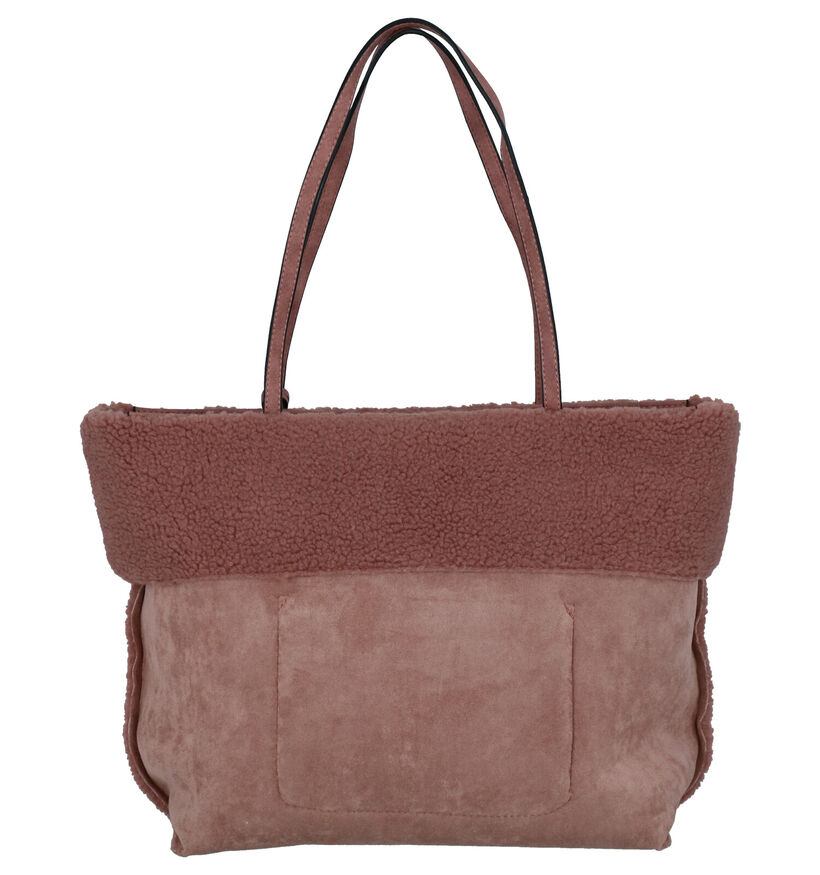 Emily & Noah Kaki Shopper in faux fur (260879)