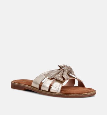 Marco Tozzi Slippers Goud